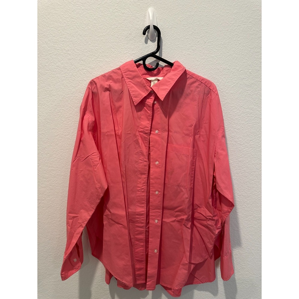 H&M Oversized Cotton Poplin Shirt